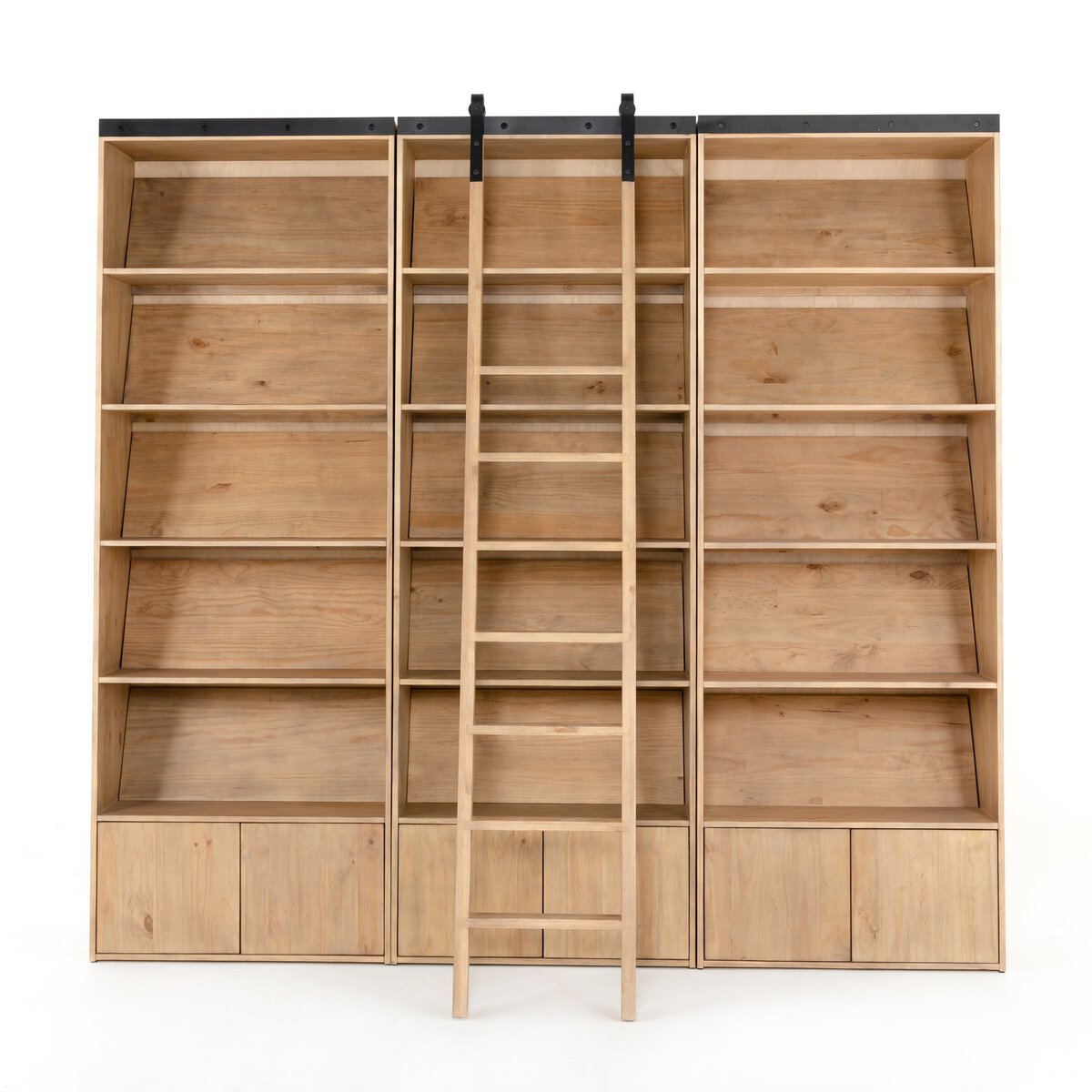Bane Triple Bookshelf w/ Ladder