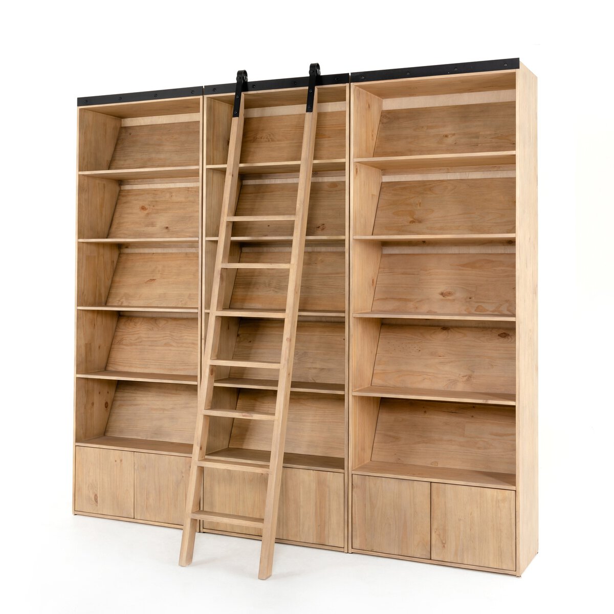 Bane Triple Bookshelf w/ Ladder