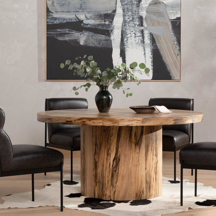 Hudson Round Dining Table - Spalted Primavera - 224372-006_4