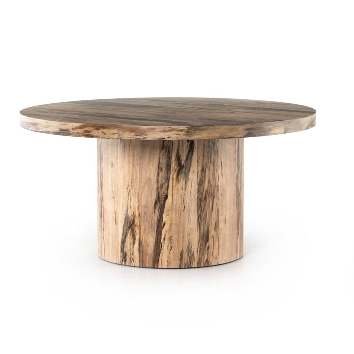 Hudson Round Dining Table - Spalted Primavera - 224372-006_1