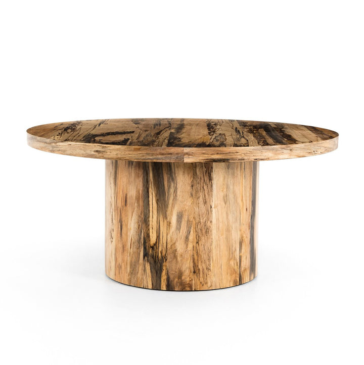 Hudson Round Dining Table - Spalted Primavera - 224372-006_2