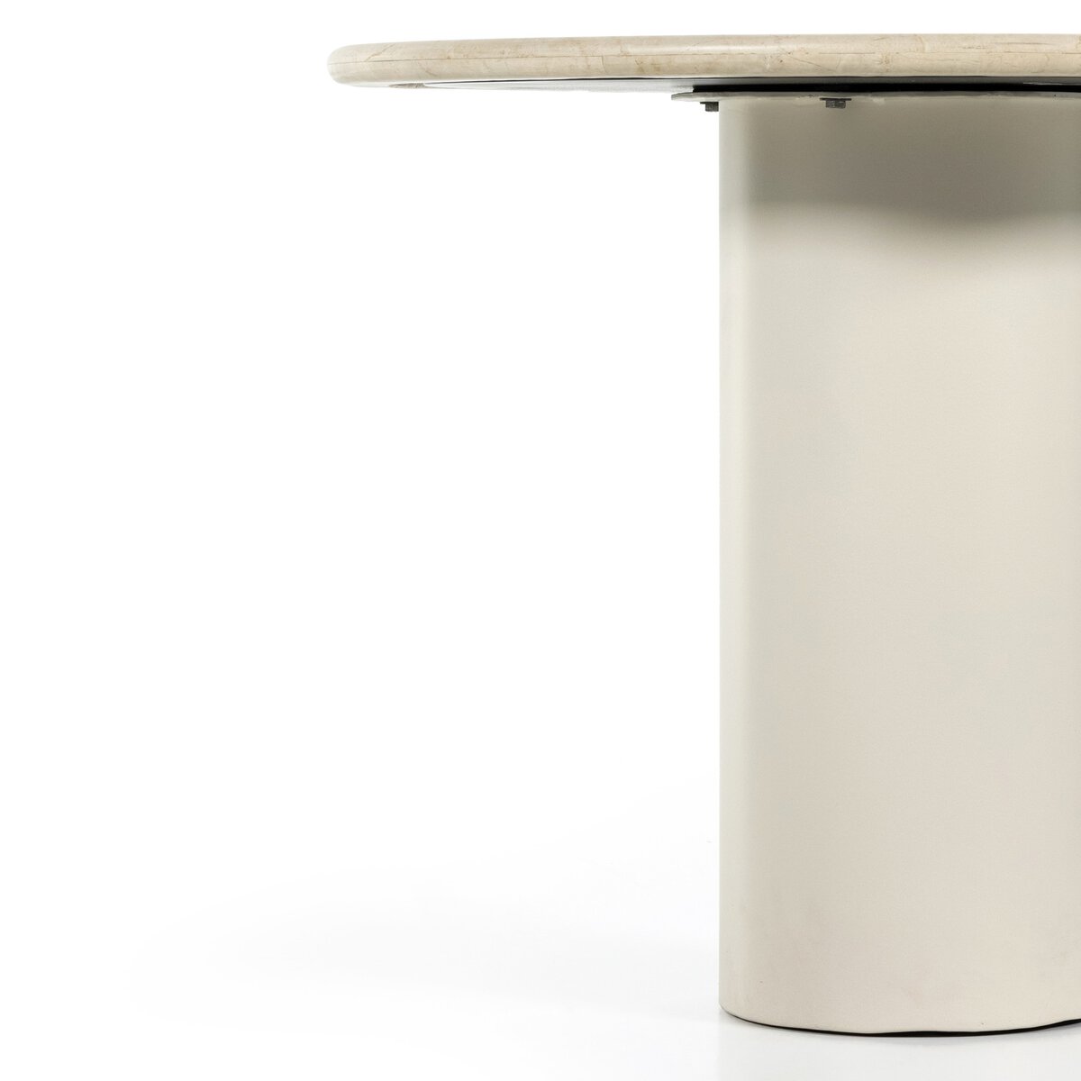 Belle Round Dining Table - 38" - Cream Marble - 224424-001_5