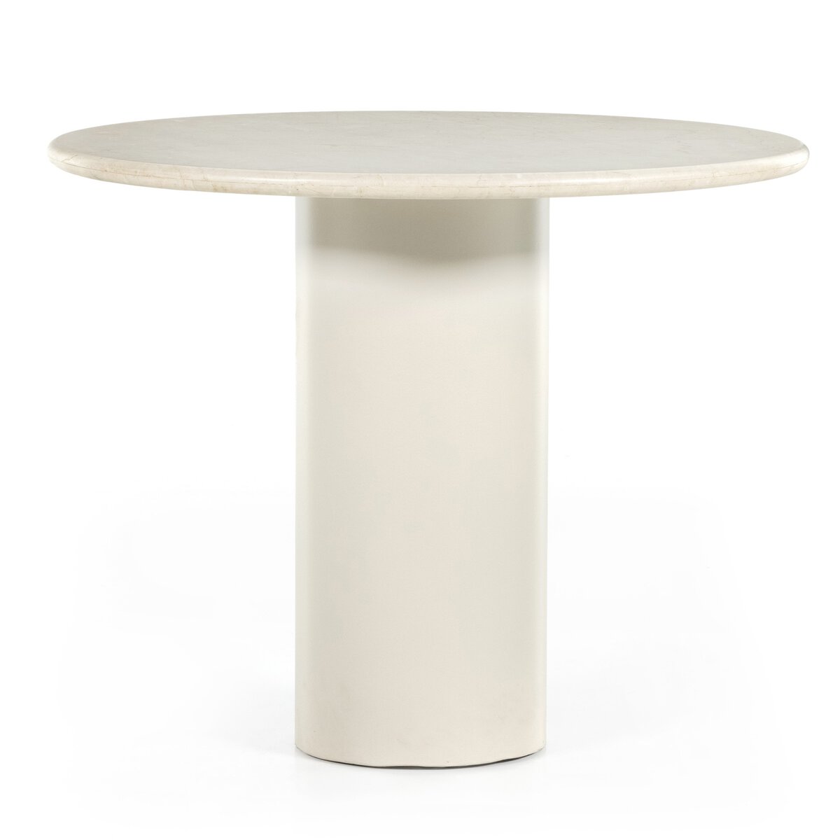 Belle Round Dining Table - 38" - Cream Marble - 224424-001_1