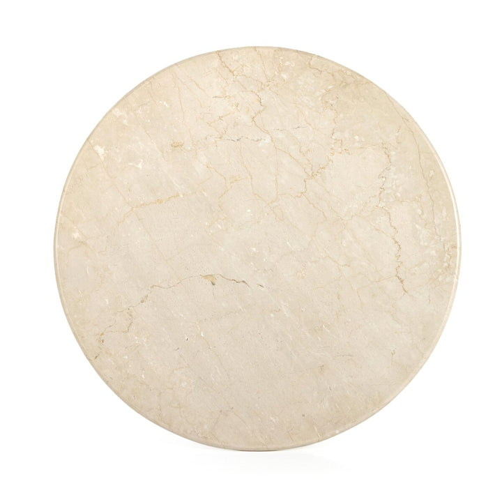 Belle Round Dining Table - 38" - Cream Marble - 224424-001_6
