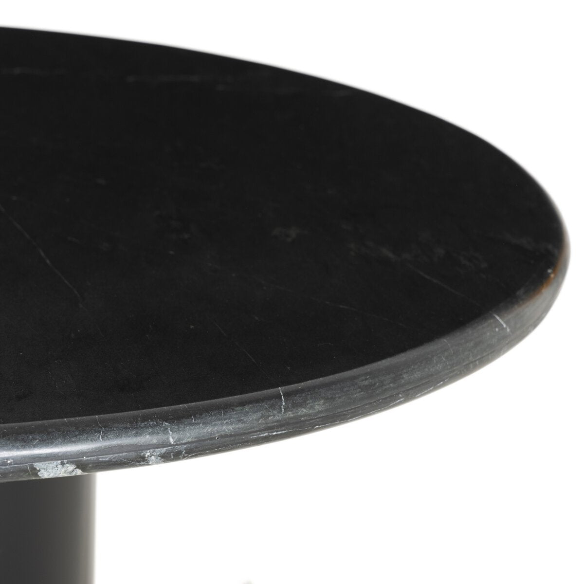 Belle Round Dining Table - 38" - Black Marble - 224424-003_3