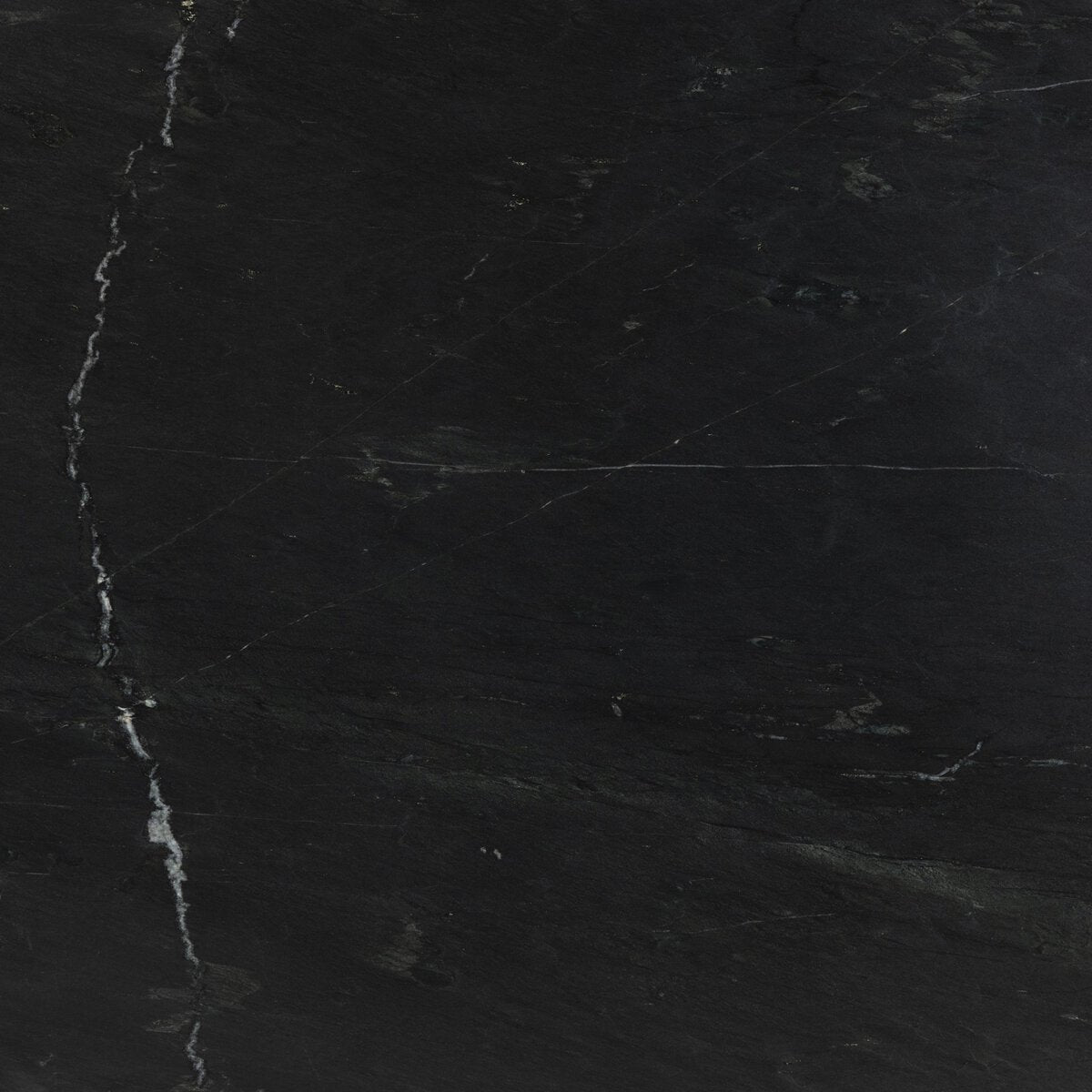 Belle Round Dining Table - 38" - Black Marble - 224424-003_2
