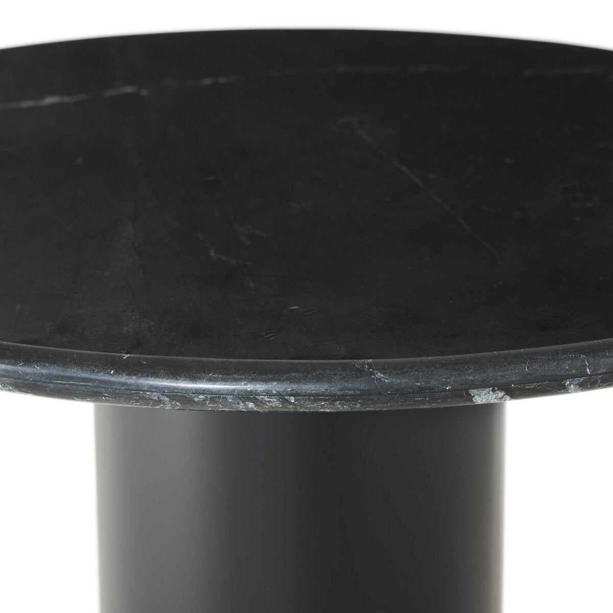 Belle Round Dining Table - 38" - Black Marble - 224424-003_4