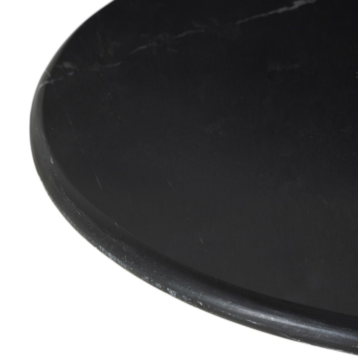 Belle Round Dining Table - 38" - Black Marble - 224424-003_7