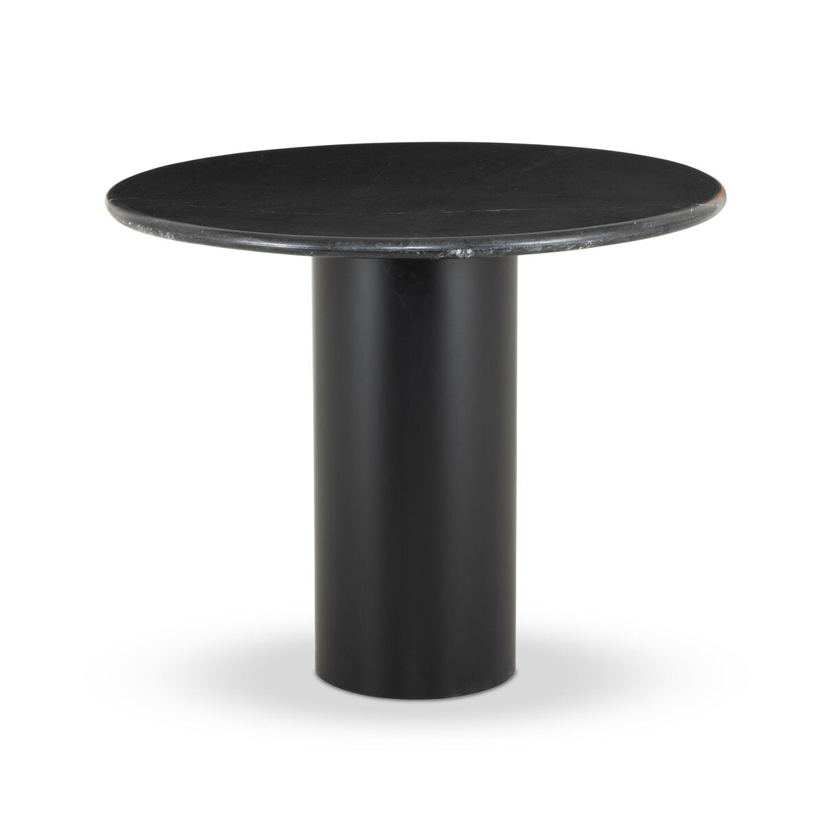 Belle Round Dining Table - 38" - Black Marble - 224424-003_1