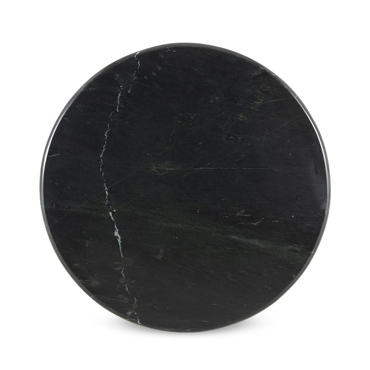 Belle Round Dining Table - 38" - Black Marble - 224424-003_5