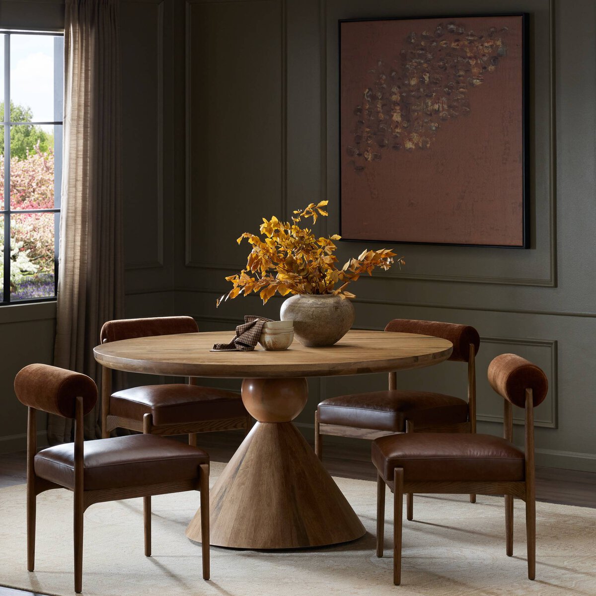 Bibianna Dining Table - Blush Marble - 224556-001_2