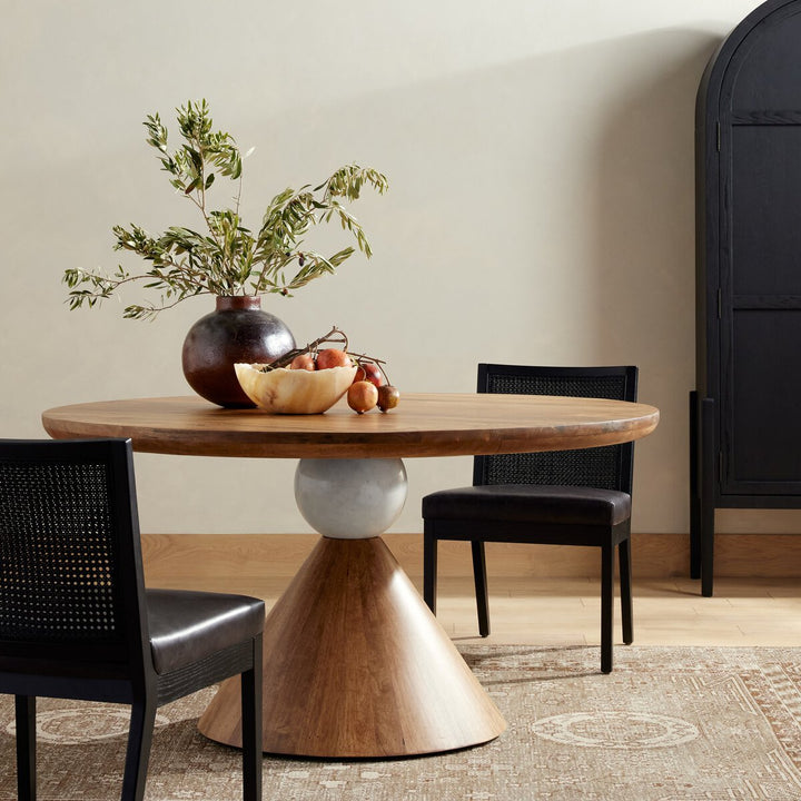 Bibianna Dining Table - White Marble - 224556-002_4
