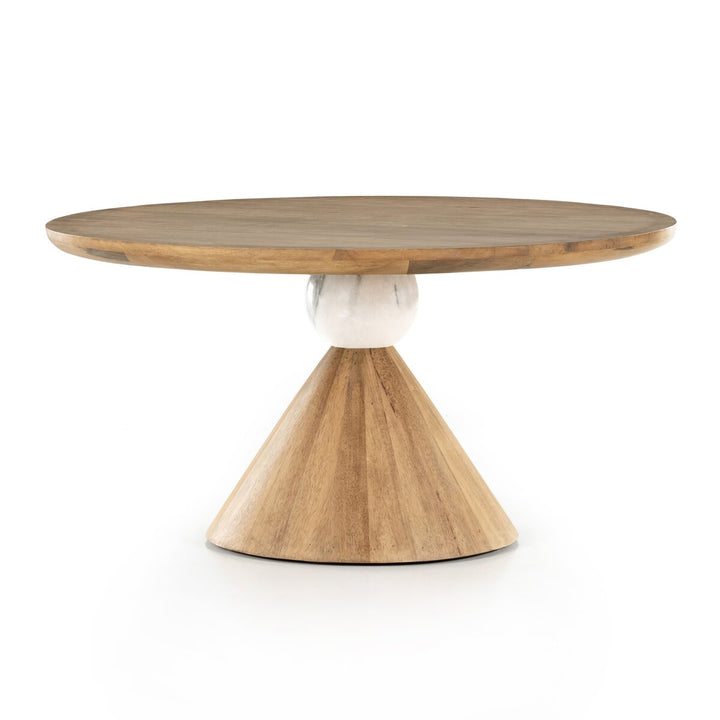 Bibianna Dining Table - White Marble - 224556-002_1