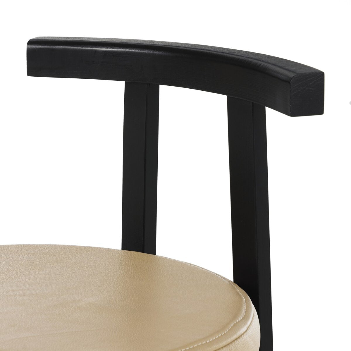 Tex Bar + Counter Stool - Natural Leather - Counter Stool - Black Rosa Morada - 225104-006_7