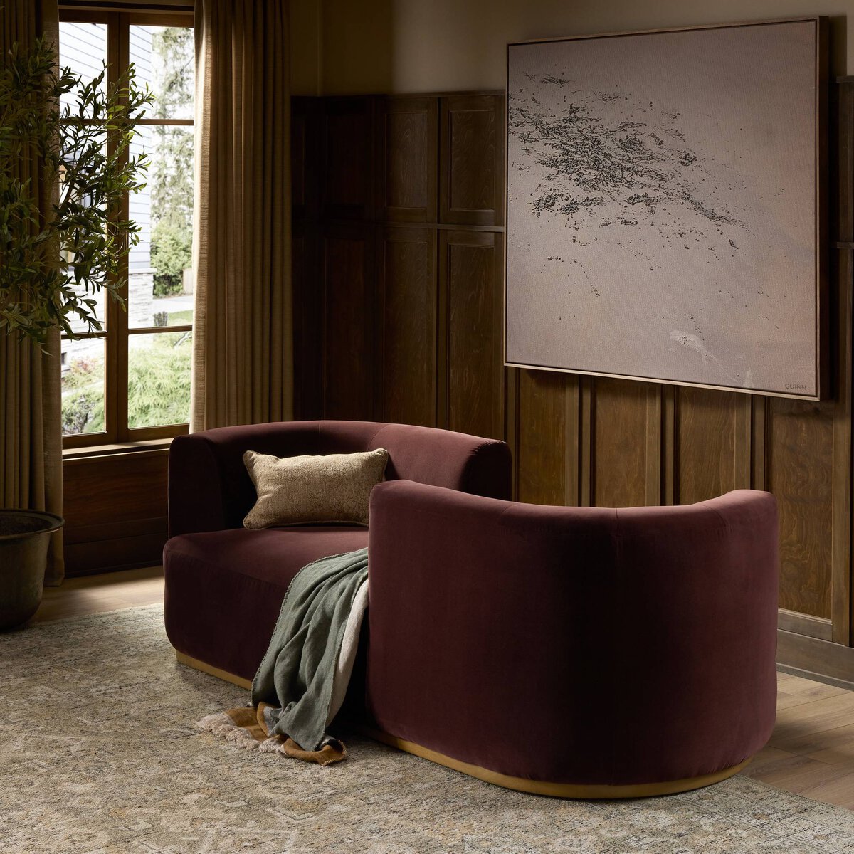 Deandra Tete A Tete Chaise - Surrey Plum - 226579-005_4