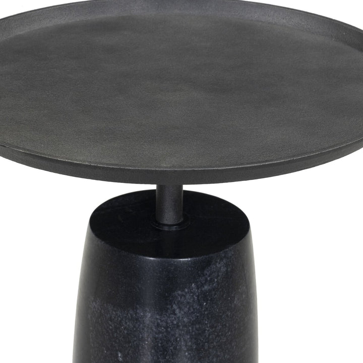 Cronos End Table - Polished Black Marble - 226804-006_3