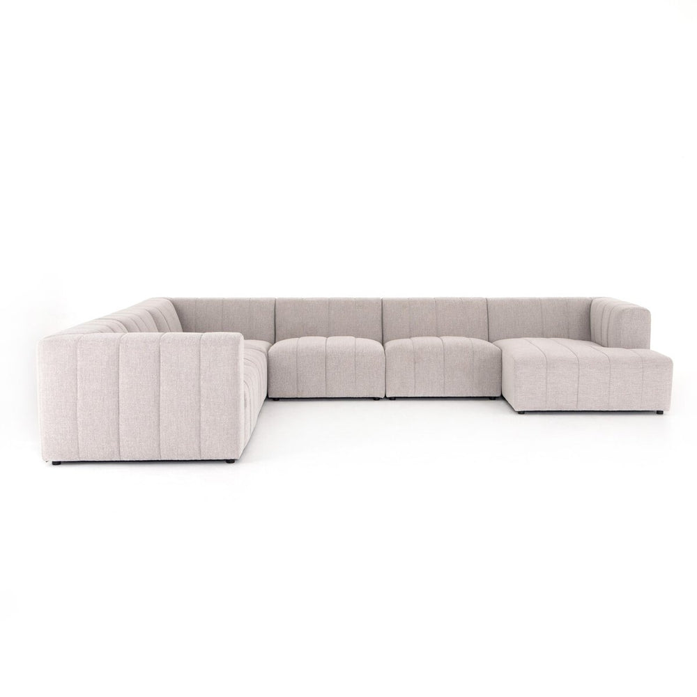 Langham Channeled 6-Piece Sectional - Right Chaise - Napa Sandstone - 227473-002_1
