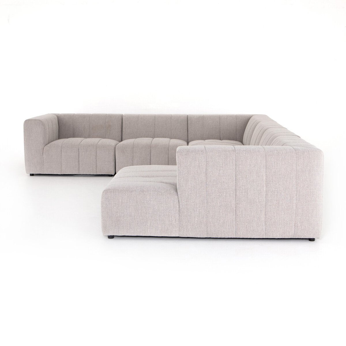 Langham Channeled 6-Piece Sectional - Right Chaise - Napa Sandstone - 227473-002_3