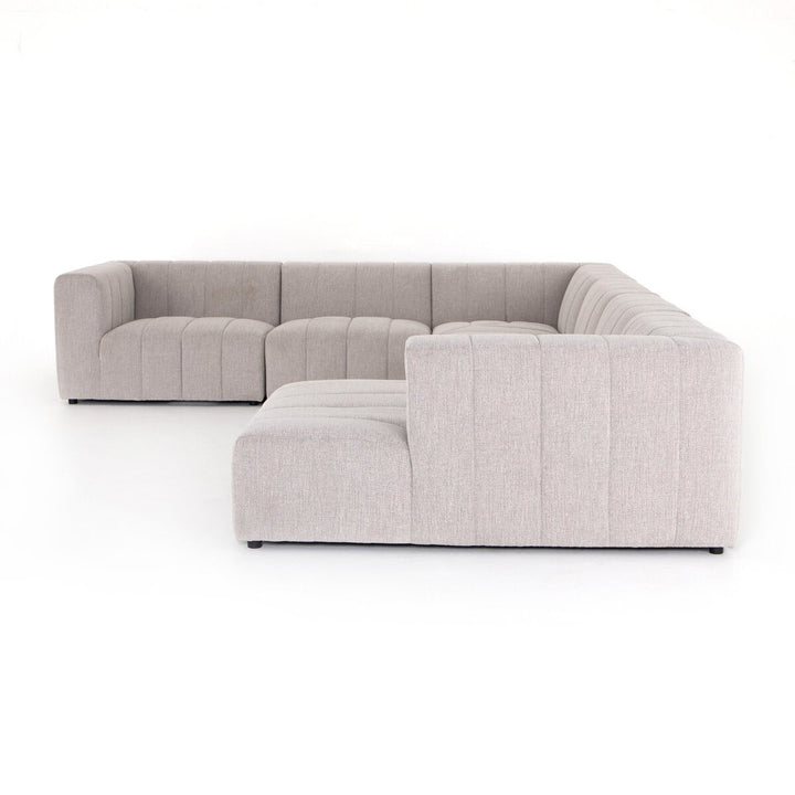 Langham Channeled 6-Piece Sectional - Right Chaise - Napa Sandstone - 227473-002_3