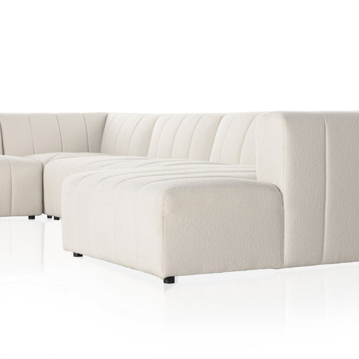 Langham Channeled 6-Piece Sectional - Right Chaise - Fayette Cloud - 227473-003_5
