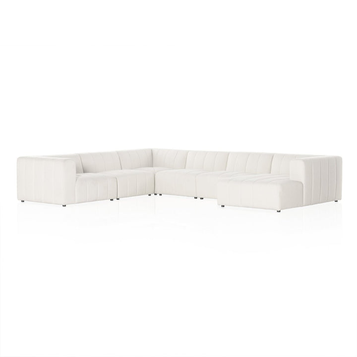 Langham Channeled 6-Piece Sectional - Right Chaise - Fayette Cloud - 227473-003_2