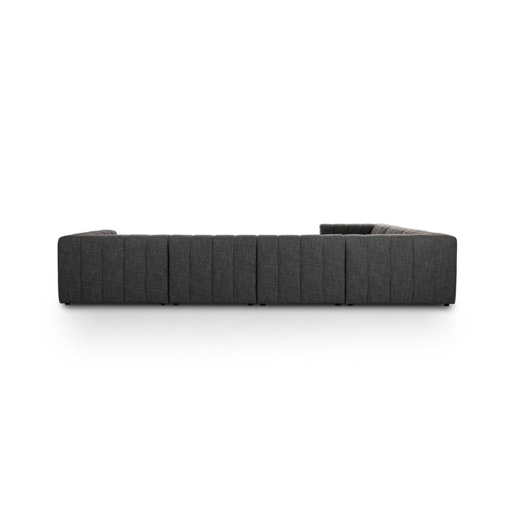 Langham Channeled 6-Piece Sectional - Right Chaise - Saxon Charcoal - 227473-005_5