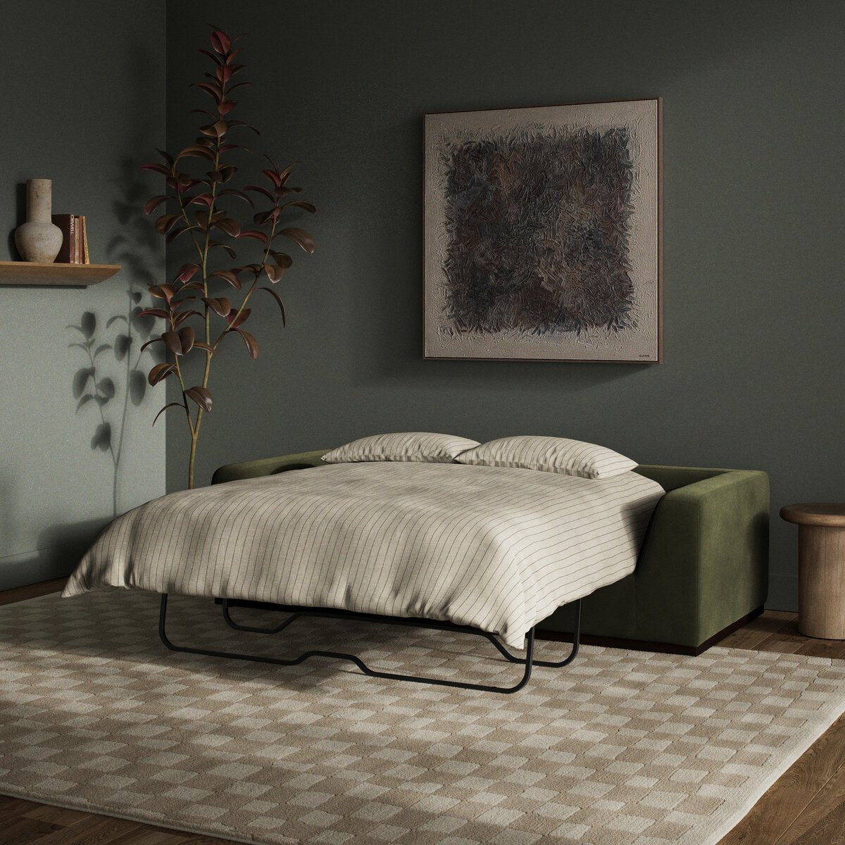 Colt Sleeper Sofa - Surrey Olive - 227991-019_3