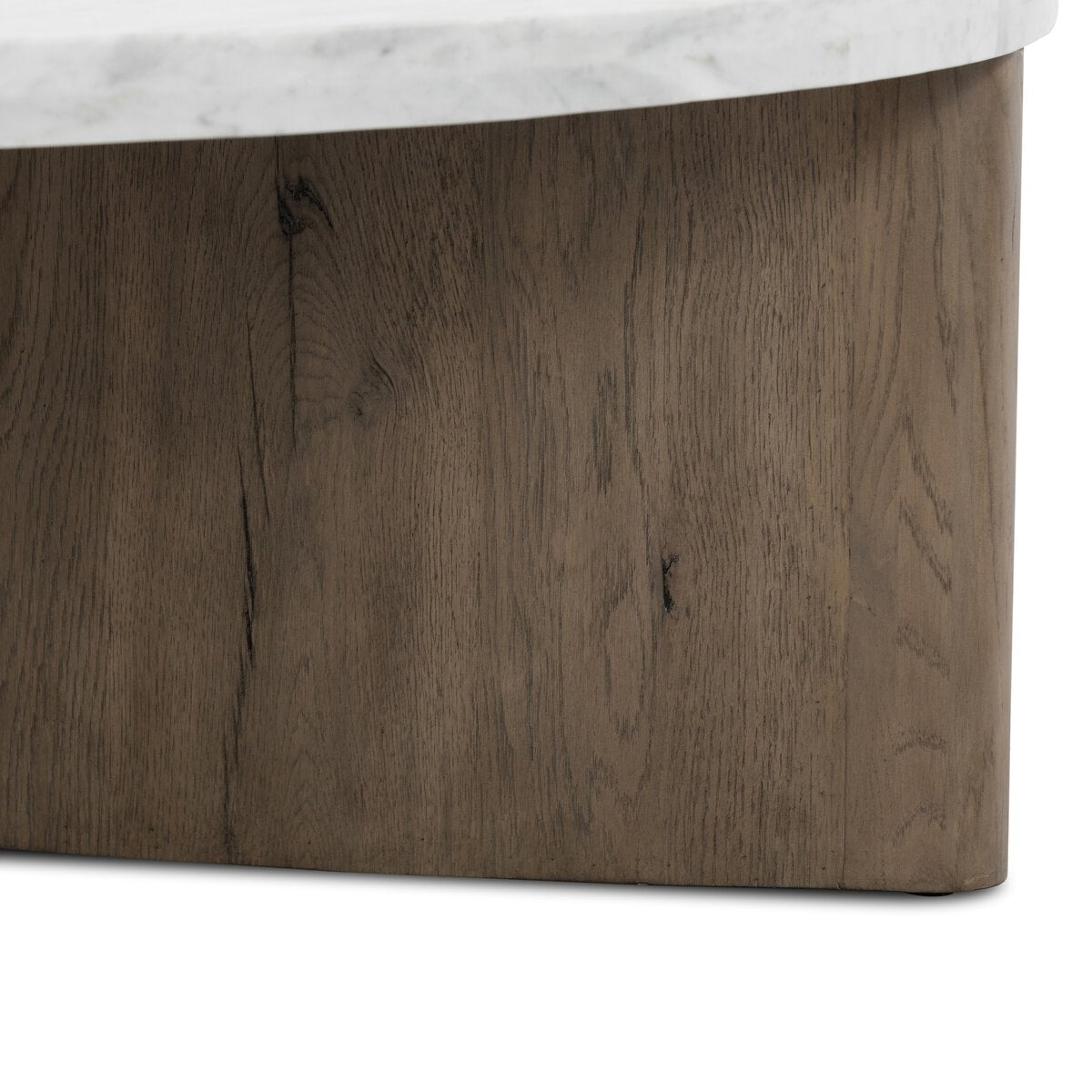 Toli Coffee Table - Italian White Marble - Rustic Grey Veneer - 228121-002_6