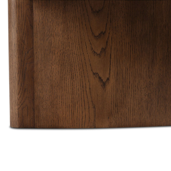 Toli Coffee Table - Italian White Marble - Rustic Fawn Veneer - 228121-008_7