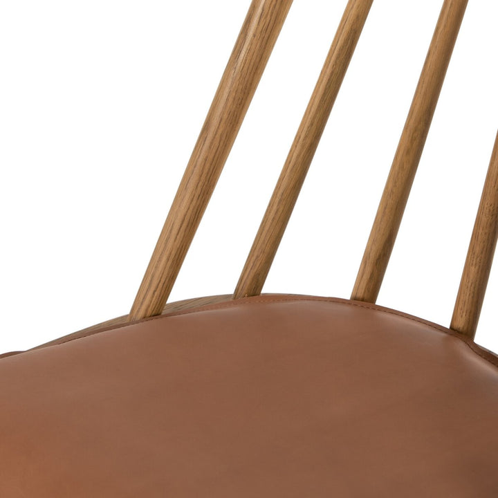 Lewis Windsor Chair - Sandy Oak - Whiskey Saddle - 228386-013_5