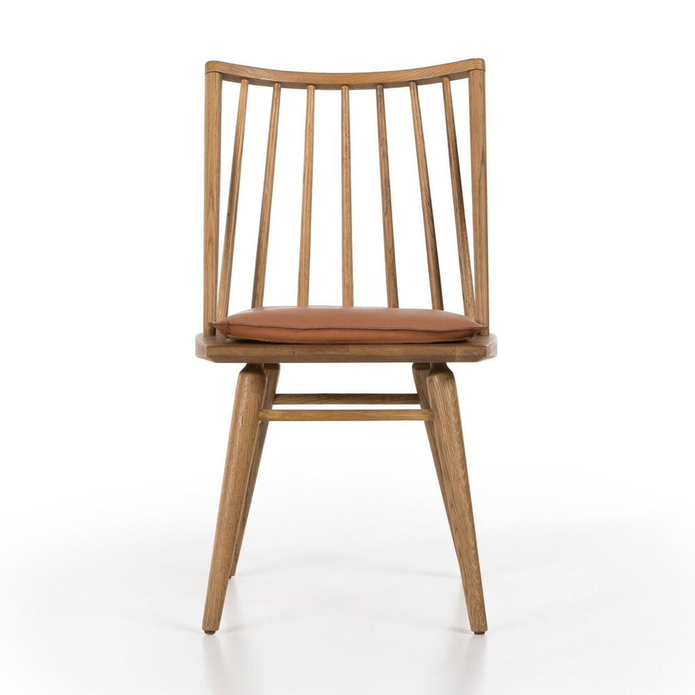 Lewis Windsor Chair - Sandy Oak - Whiskey Saddle - 228386-013_1