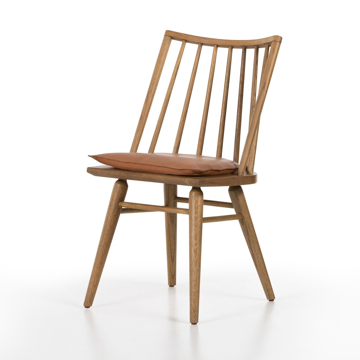 Lewis Windsor Chair - Sandy Oak - Whiskey Saddle - 228386-013_2