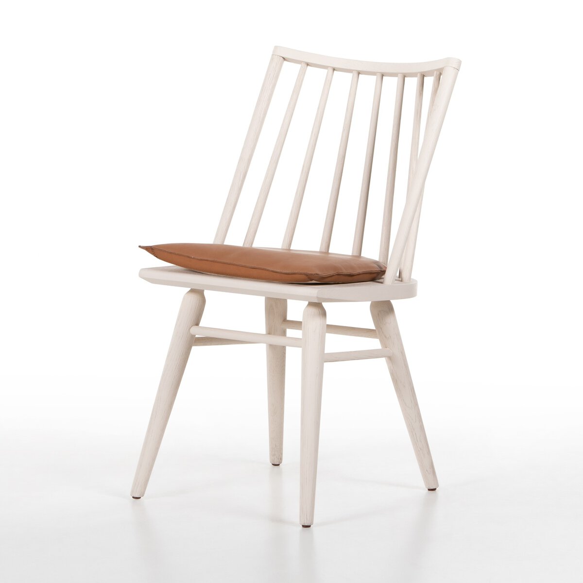 Lewis Windsor Chair - Off White - Whiskey Saddle - 228386-015_2