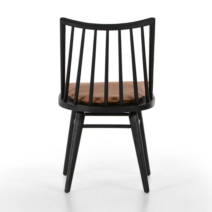 Lewis Windsor Chair - Black Oak - Whiskey Saddle - 228386-017_6