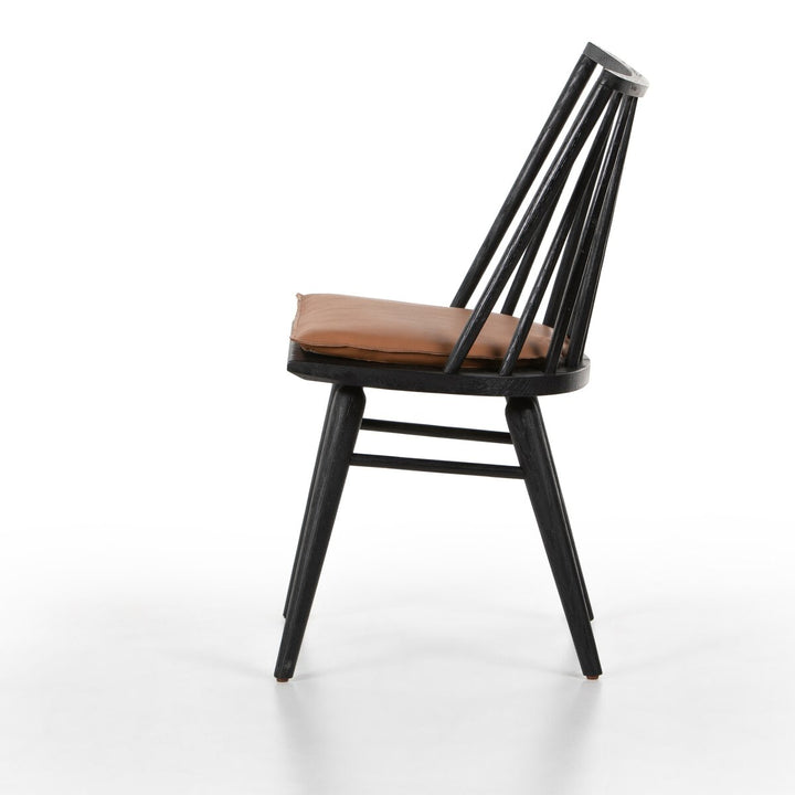 Lewis Windsor Chair - Black Oak - Whiskey Saddle - 228386-017_3