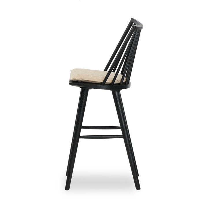 Lewis Windsor Bar + Counter Stool - Black Oak - Bar - Lavon Flint - 228387-019_3