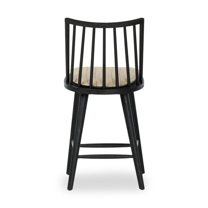 Lewis Windsor Bar + Counter Stool - Black Oak - Counter - Lavon Flint - 228387-020_7