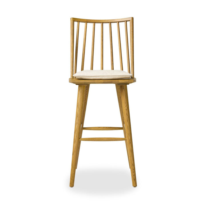 Lewis Windsor Bar + Counter Stool - Sandy Oak - Bar - Antwerp Natural - 228387-021_1