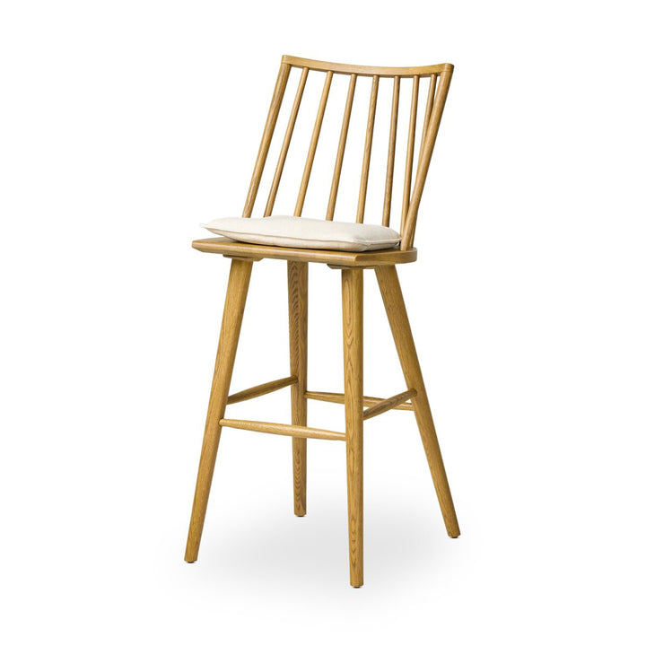 Lewis Windsor Bar + Counter Stool - Sandy Oak - Bar - Antwerp Natural - 228387-021_2