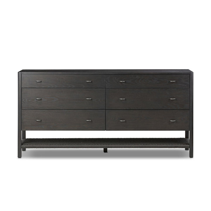 Zuma 6 Drawer Dresser - Smoked Black Ash - 228896-002_1