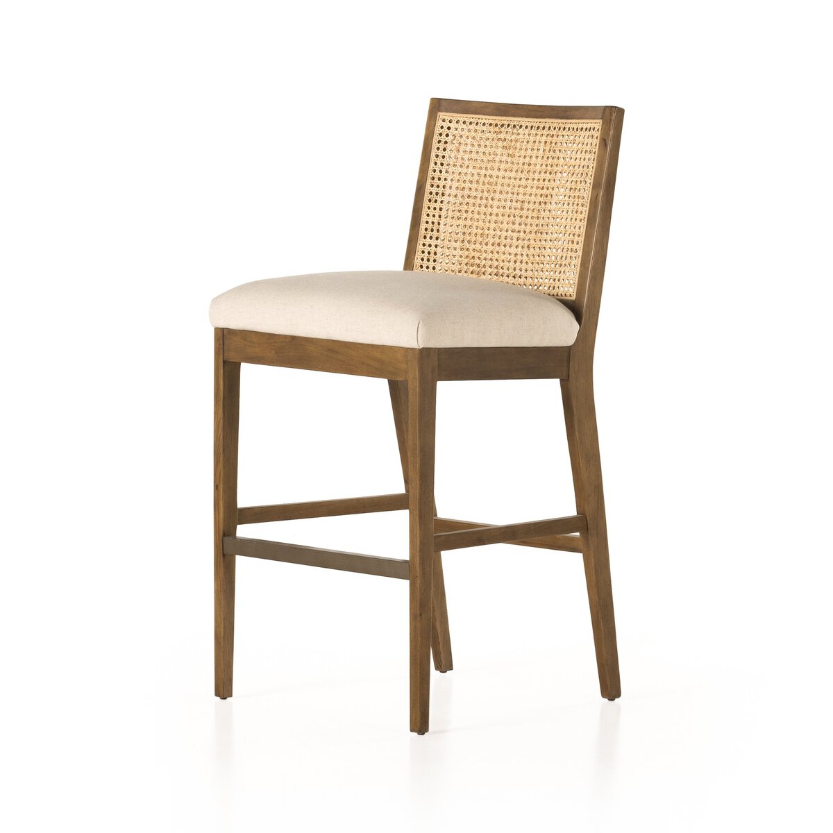Antonia Cane Armless Bar + Counter Stool
