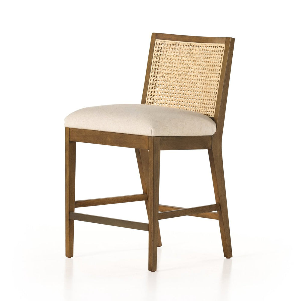 Antonia Cane Armless Bar + Counter Stool