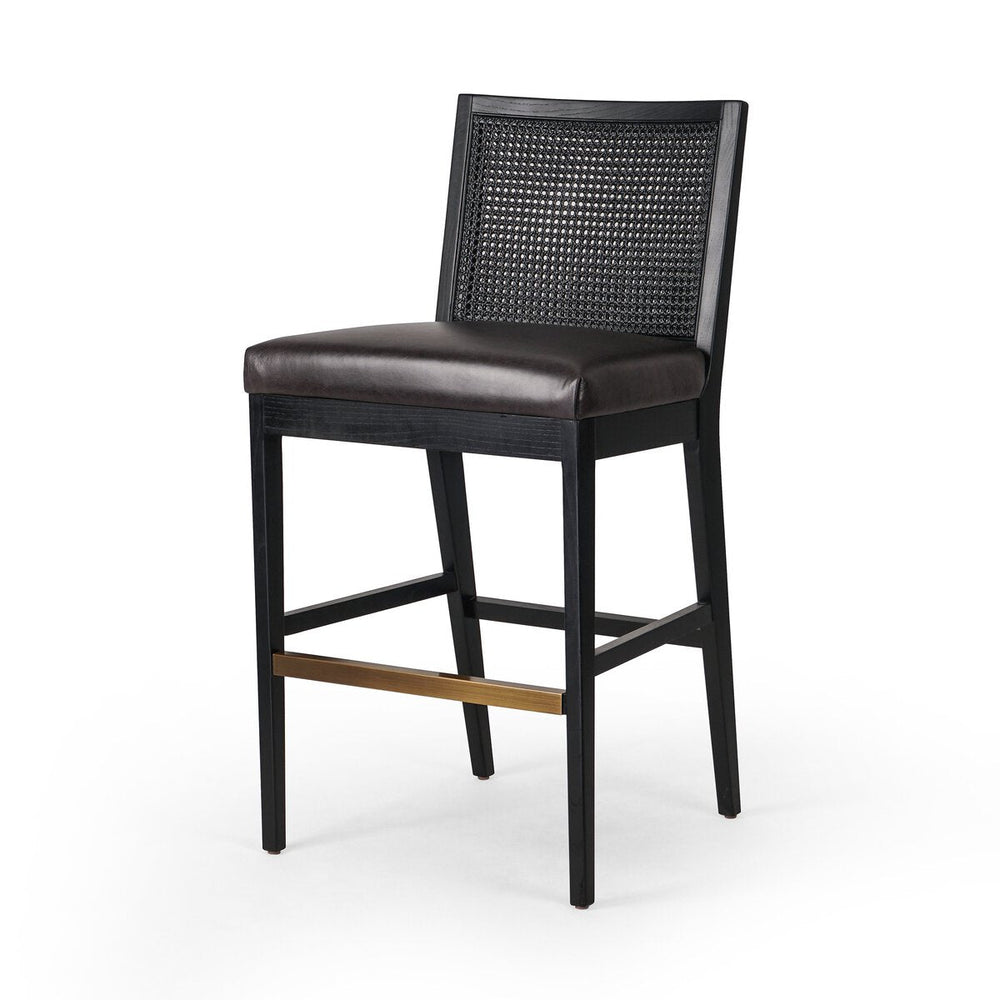 Antonia Cane Armless Bar + Counter Stool