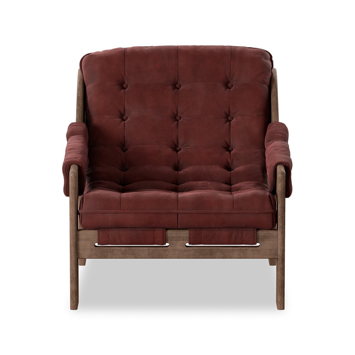 Halston Chair - Nubuck Burgundy - 229488-008_1