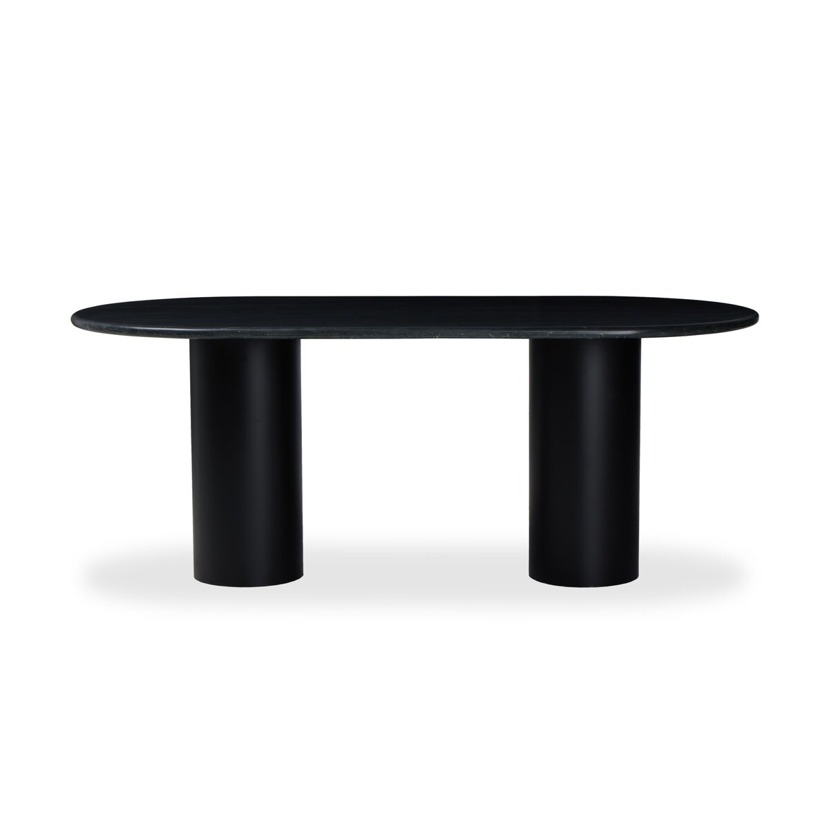 Belle Oval Dining Table - Black Marble - 229499-002_6