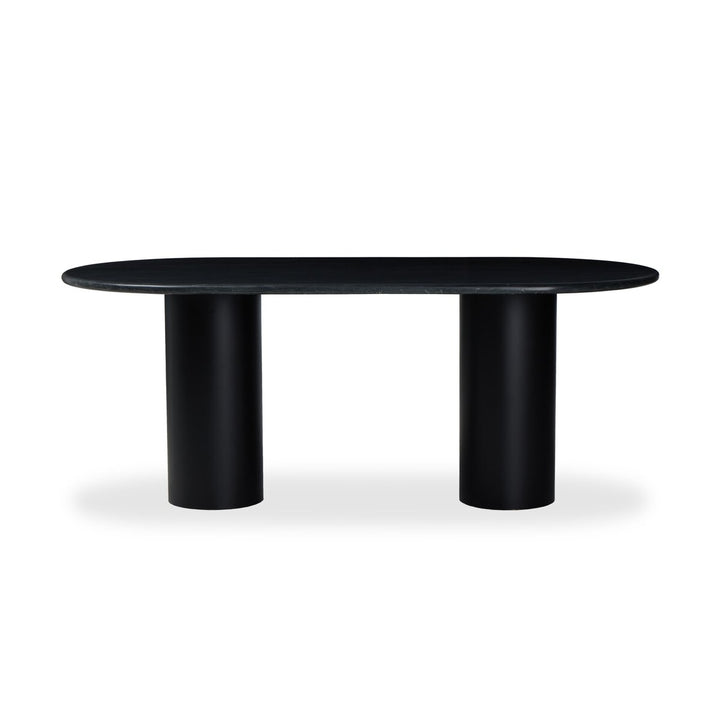 Belle Oval Dining Table - Black Marble - 229499-002_6