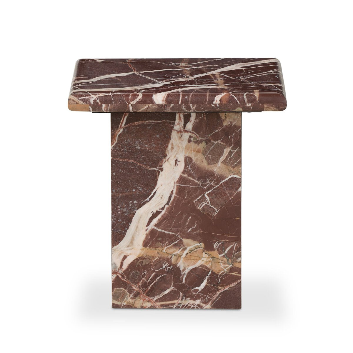 Arum End Table - Merlot Marble - 229632-003_6