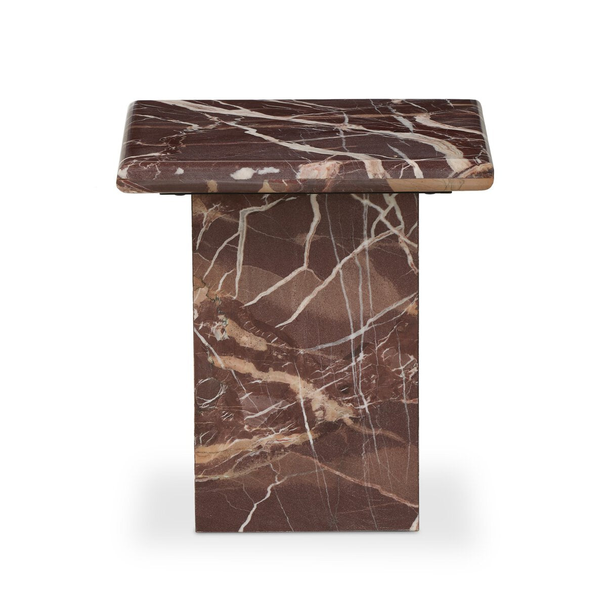 Arum End Table - Merlot Marble - 229632-003_3