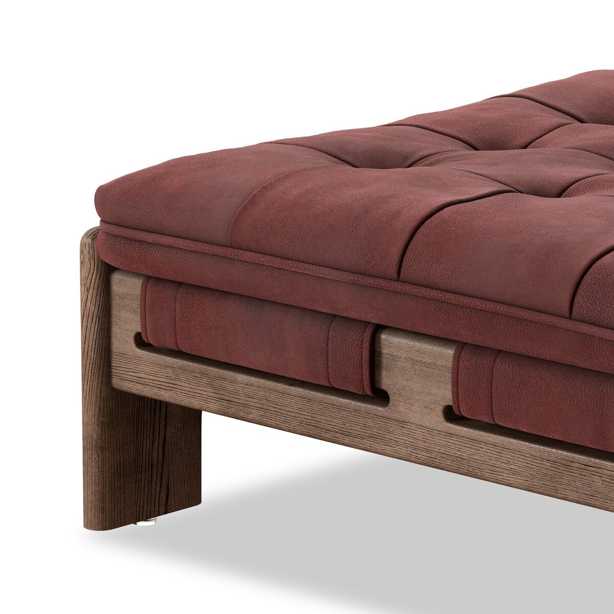 Halston Ottoman - Nubuck Burgundy - 230136-008_4