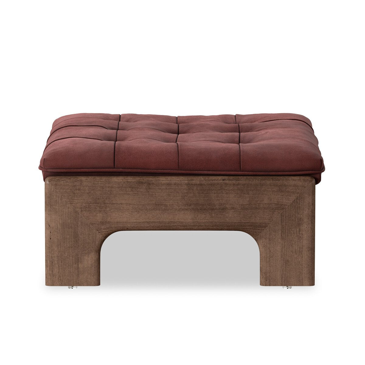 Halston Ottoman - Nubuck Burgundy - 230136-008_3